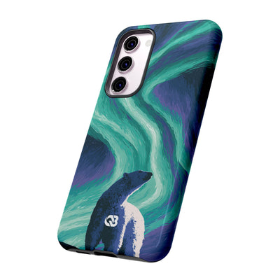 Arctic Aurora Bear · Tough Phone Case for Samsung · Teal