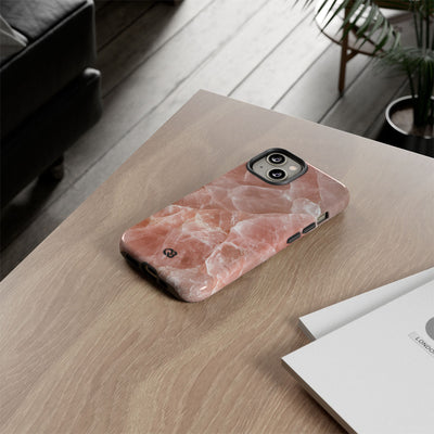 Rose Quartz Facet · Tough Phone Case for iPhone · Pink