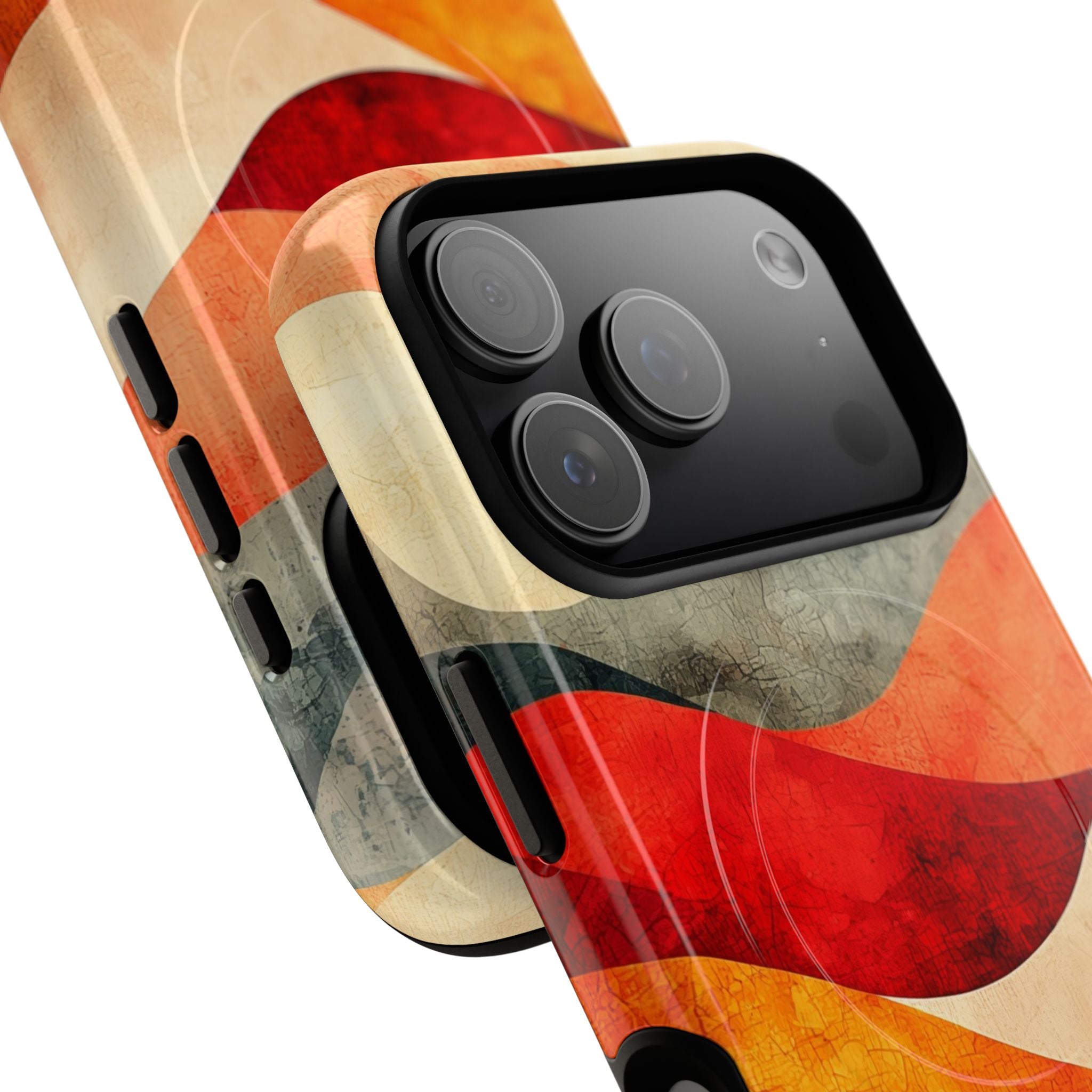 Cracked Wave Sunset iPhone 17 Pro Case - Tough+ - CASE•BOB