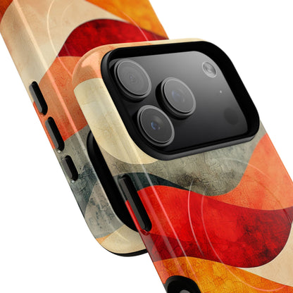 Cracked Wave Sunset iPhone 17 Pro Case - Tough+ - CASE•BOB