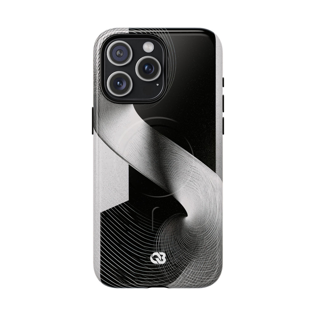 Orbital Helix · Tough 2.0 Magnetic Phone Case for iPhone · Black