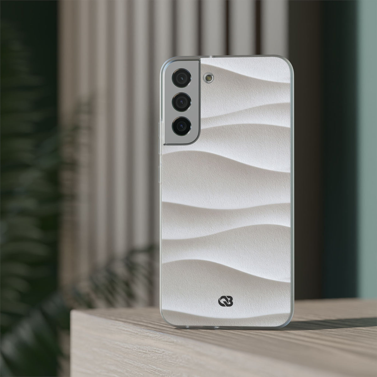 Sculpted Dune Relief · Lite Phone Case for Samsung · White