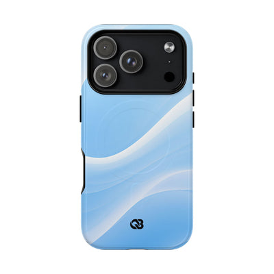 Blue Tough 2.0 Magsafe Phone Case for iPhone - Glacial Blue Silk