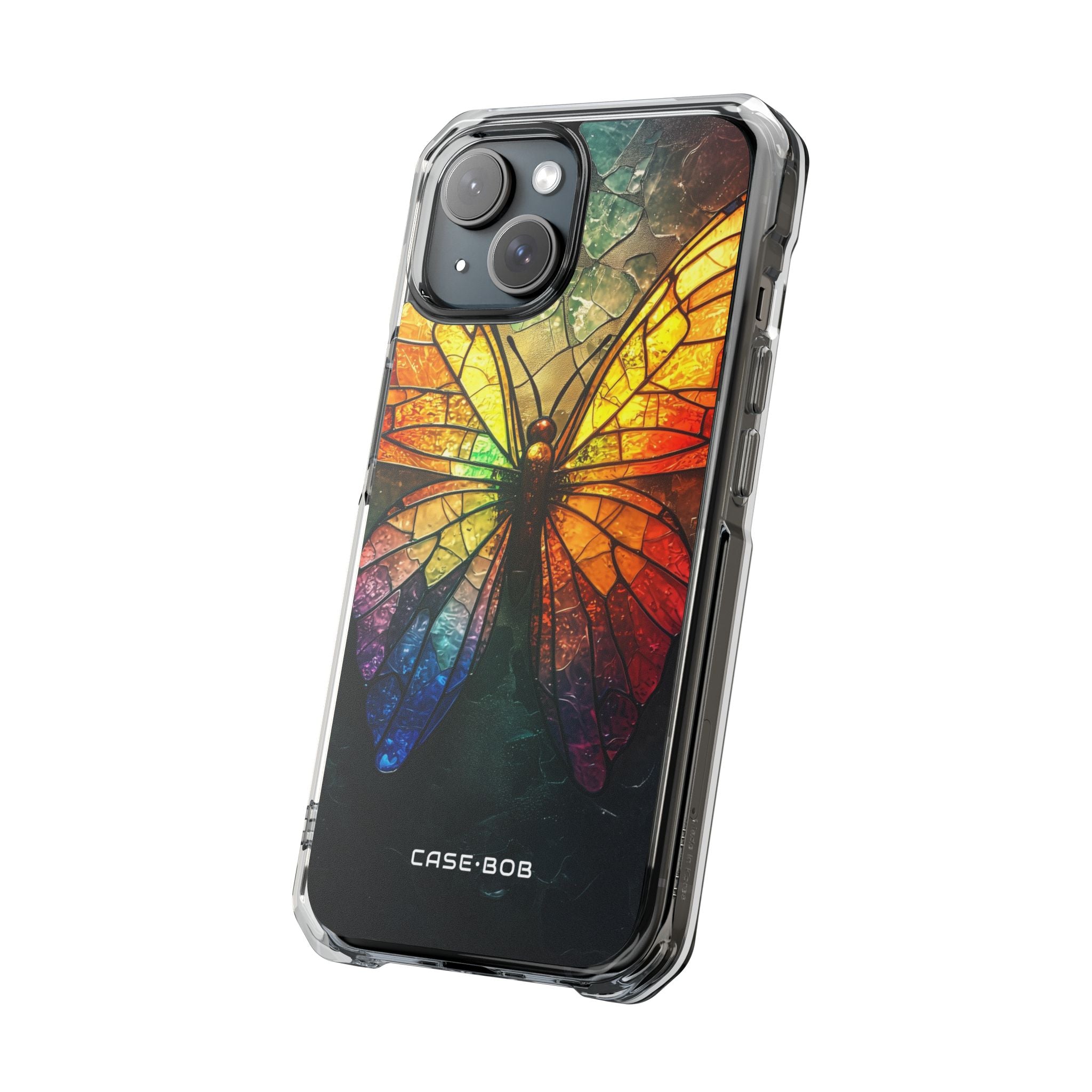 Mosaik Schmetterling Glow iPhone 15 Case - Impact