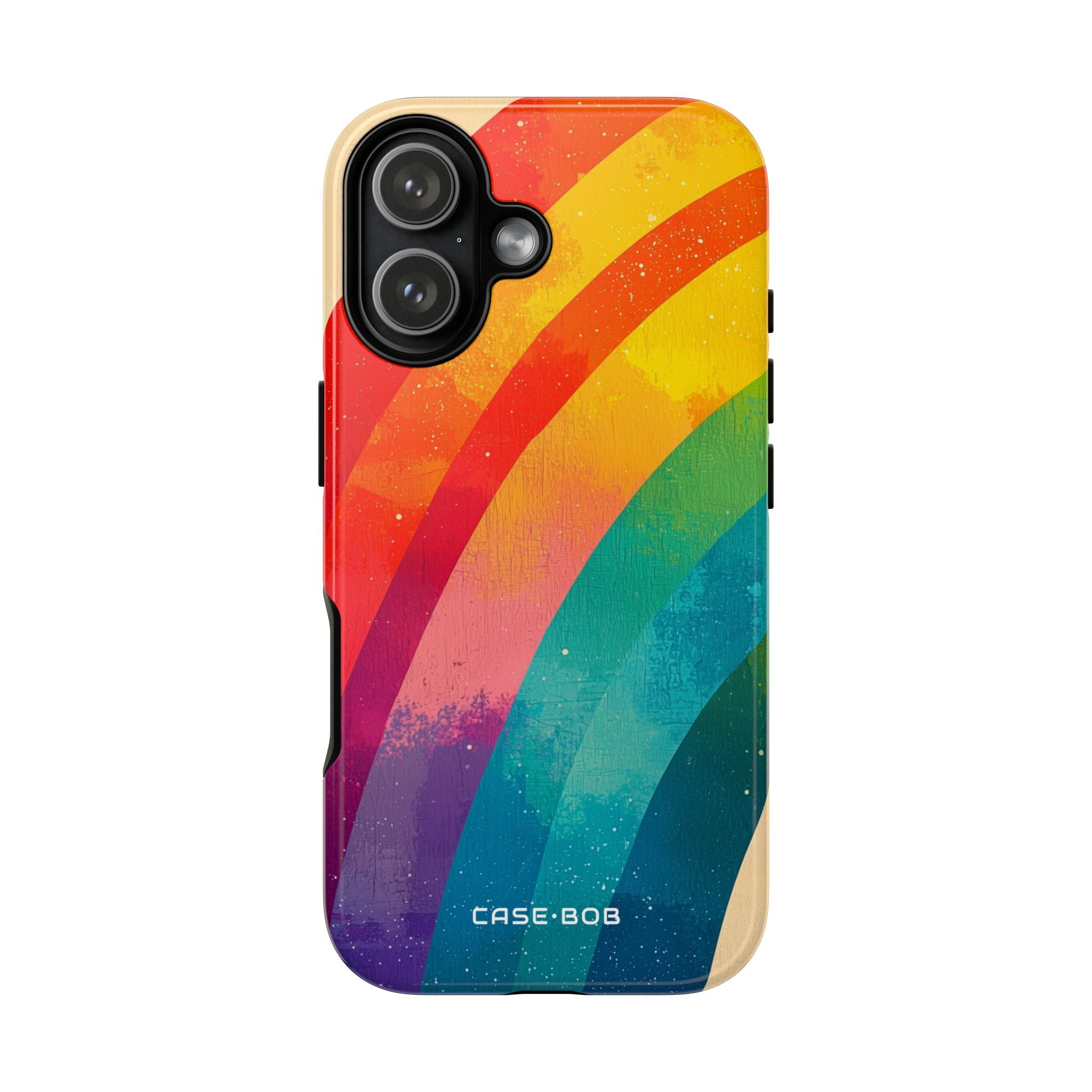 Textured Rainbow Arc iPhone 17 Case - Tough - CASE•BOB