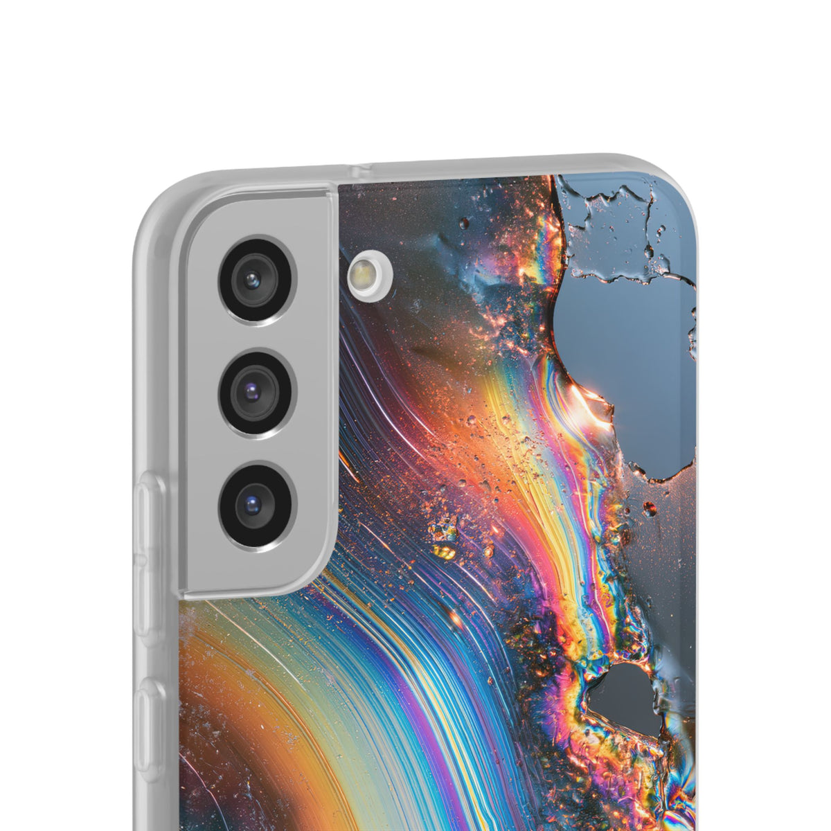 Prismatic Aura Flow · Lite Phone Case for Samsung · Blue