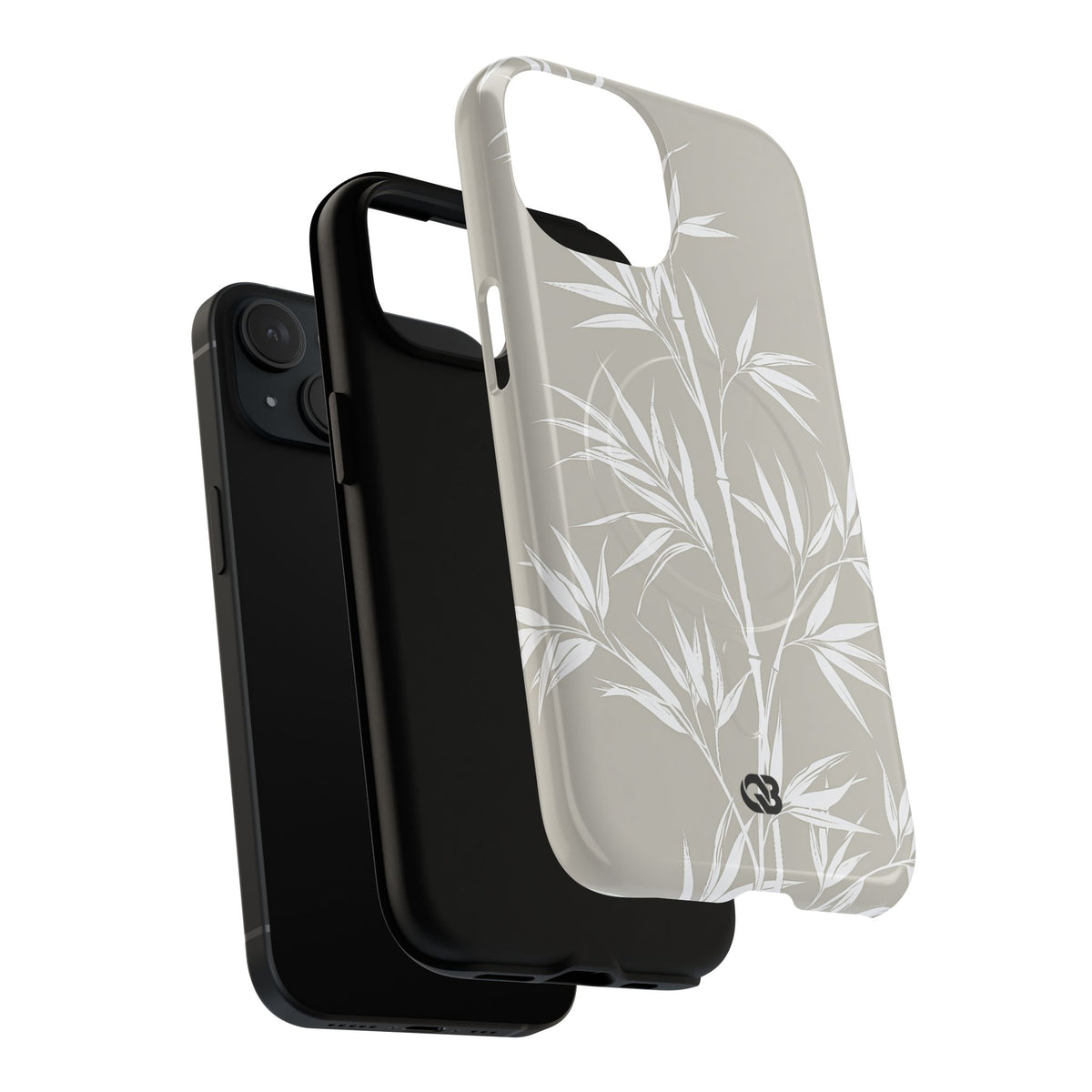 Serene Bamboo · Tough 2.0 Magnetic Phone Case for iPhone · Beige
