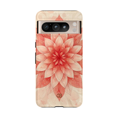 Coral Layered Bloom · Tough Etui na telefon dla Google Pixel