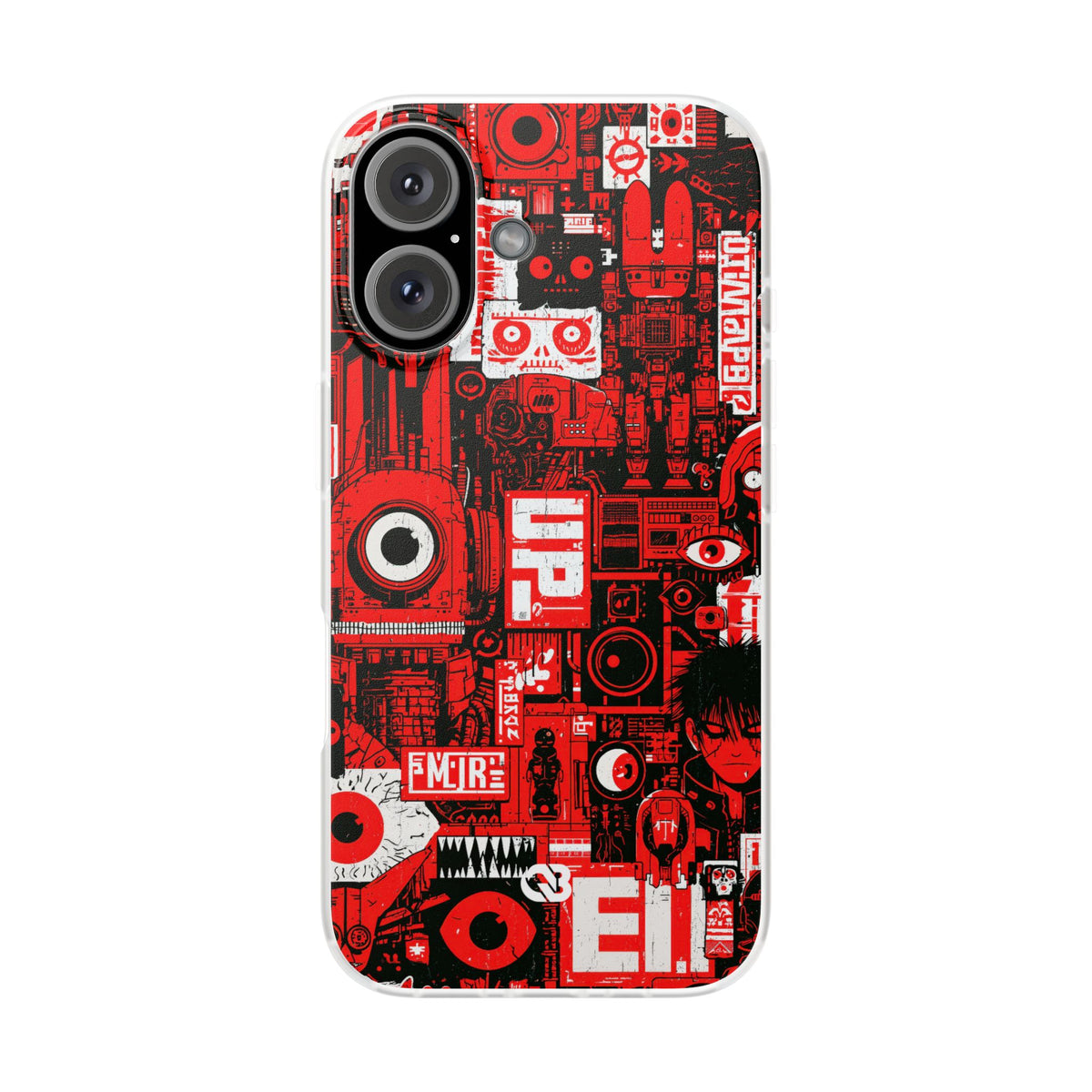 Neo Mecha Collage · Lite Phone Case for iPhone ·  Red