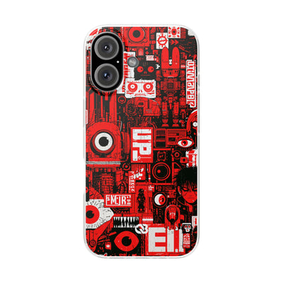 Neo Mecha Collage · Lite Phone Case for iPhone ·  Red