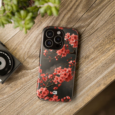 Dark Sakura Nocturne · Tough Phone Case for iPhone · Black