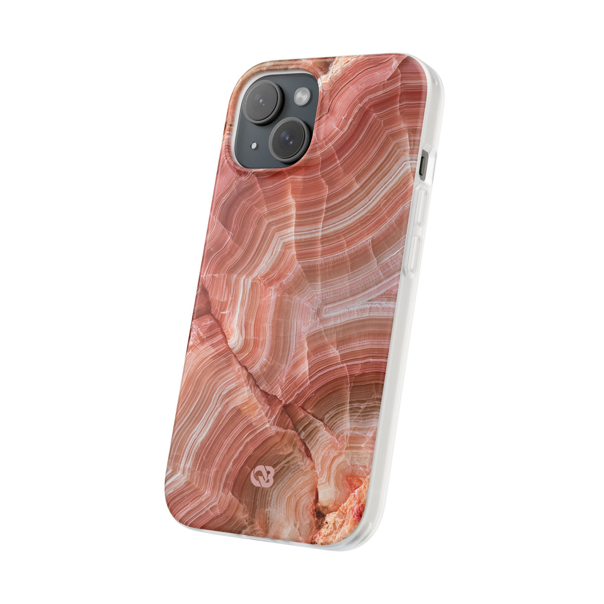 Blushing Rose Strata · Lite Phone Case for iPhone ·  Pink