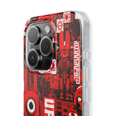 Neo Mecha Collage · Lite Phone Case for iPhone ·  Red