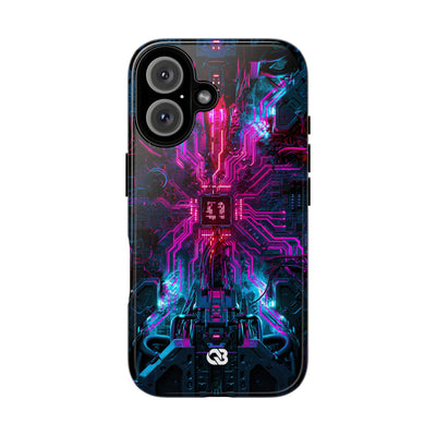 Neural Circuit Core · Tough Phone Case for iPhone · Black