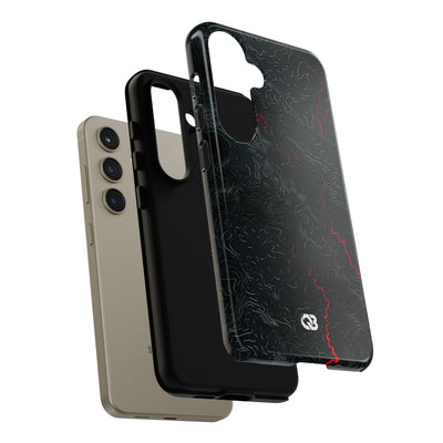 Crimson Rift · Tough Phone Case for Samsung · Black