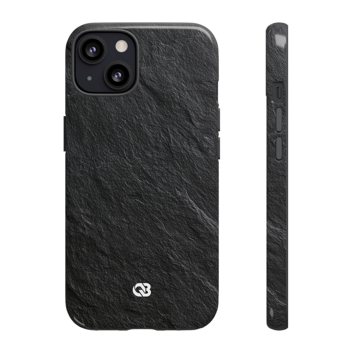 Obsidian Slate · Tough Phone Case for iPhone · Black
