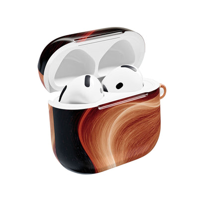 Solar Ember Flow · Hard Case for AirPods & AirPods Pro · Orange