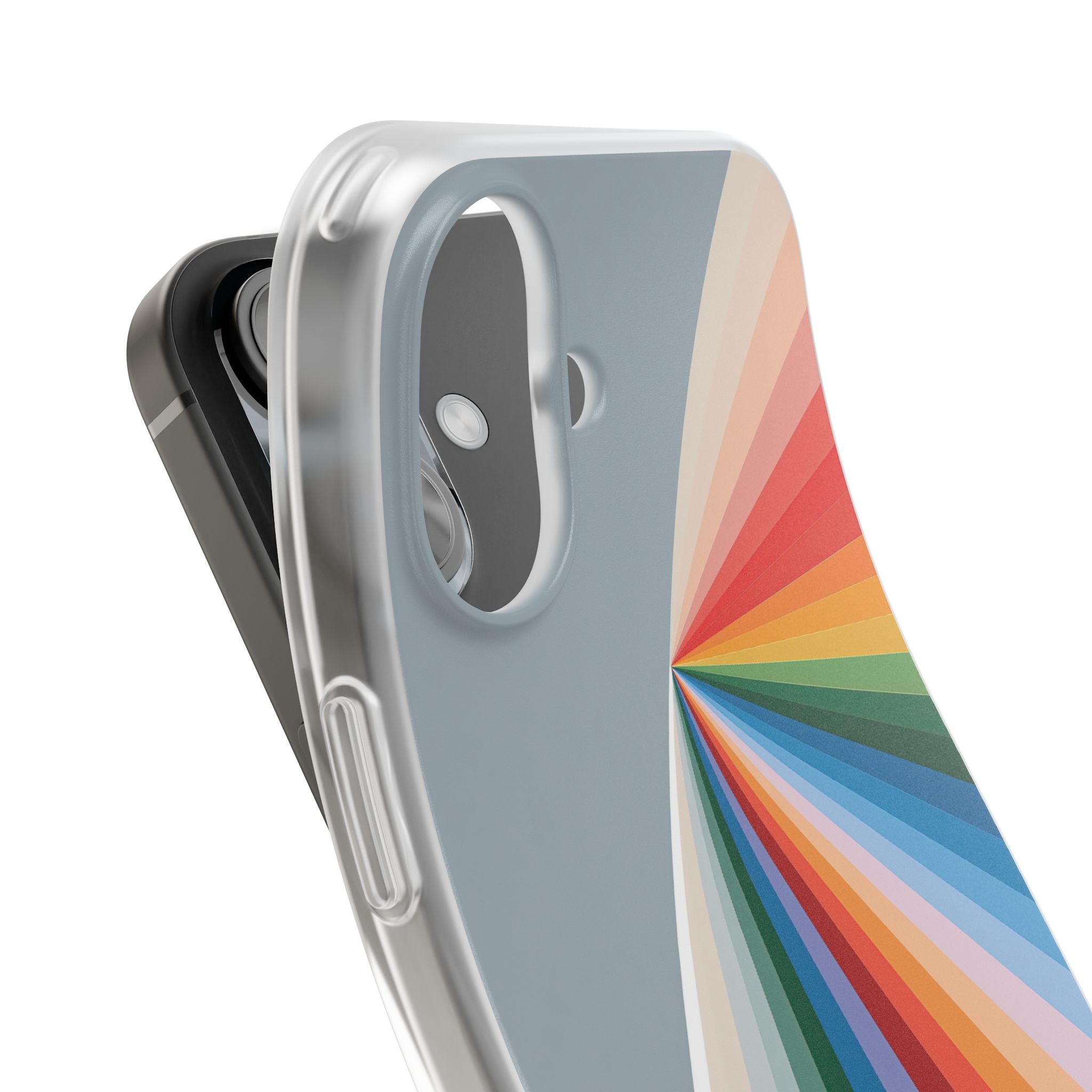 Grey Lite Phone Case for iPhone - Slate Prism Burst