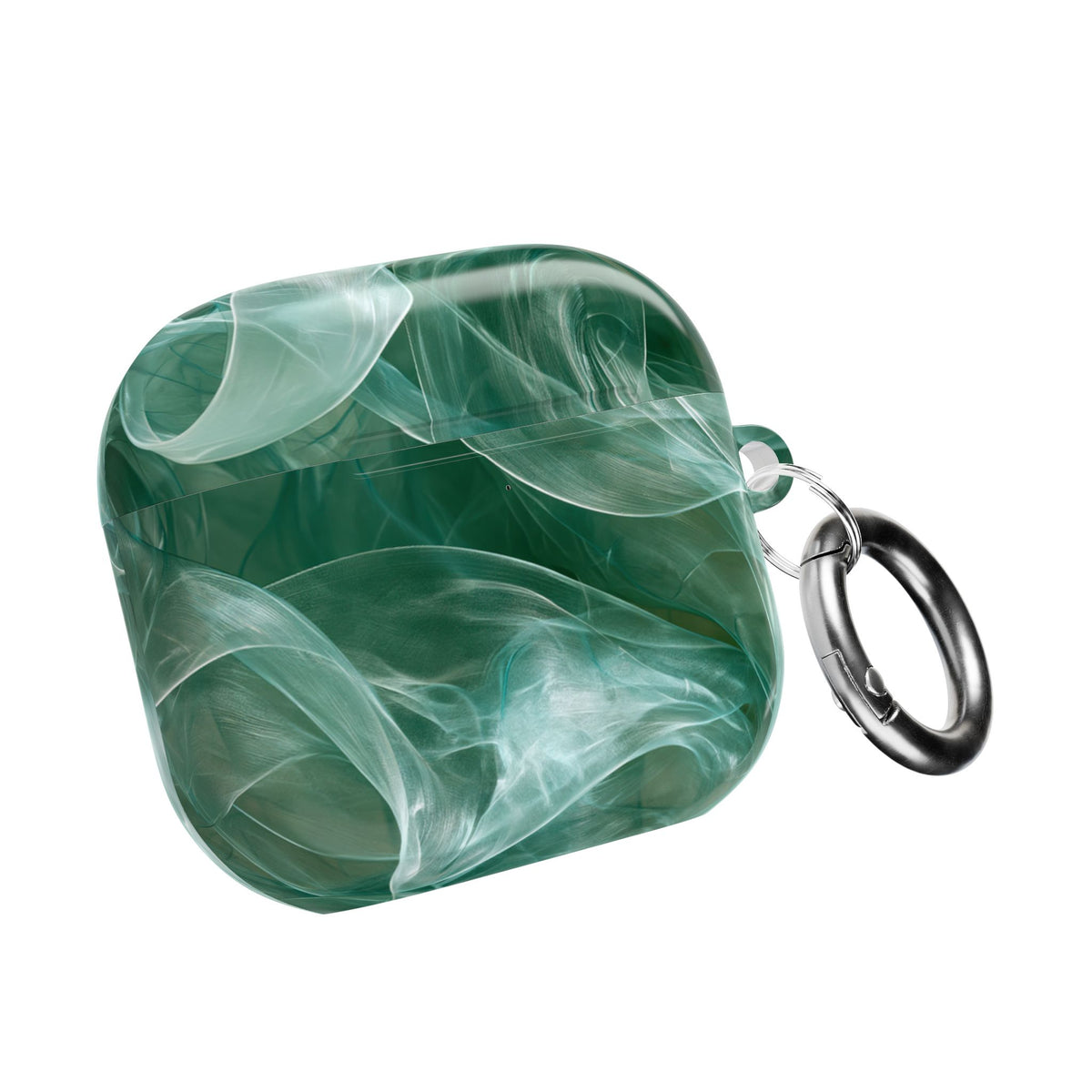 Translucent Aqua Flow · Hard Case for AirPods & AirPods Pro · Teal