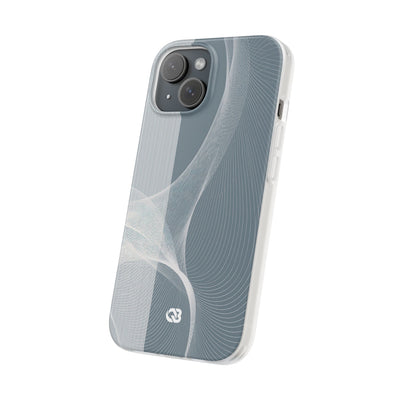 Grey Lite Phone Case for iPhone - Slate Mesh Horizon