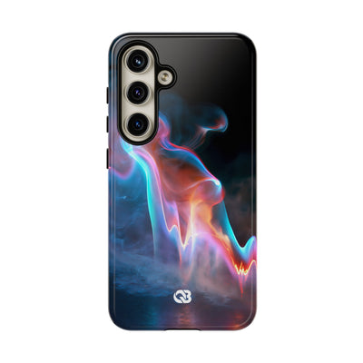 Neon Waveform · Tough Phone Case for Samsung · Black