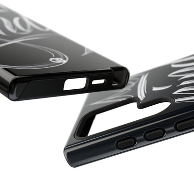 Noir Crown Script · Custodia Tough per Samsung