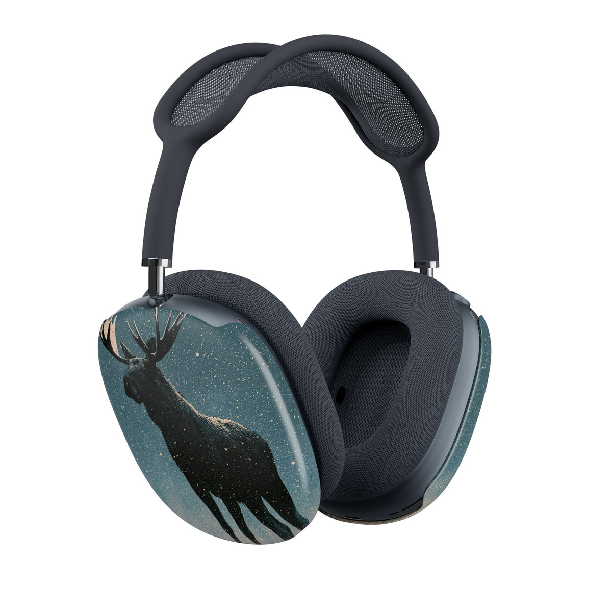 Nordic Boreal Moose · Hard Case for AirPods Max · Blue