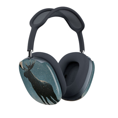 Nordic Boreal Moose · Hard Case for AirPods Max · Blue