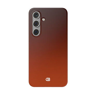 Orange Lite Phone Case for Samsung - Obsidian Ember Fade