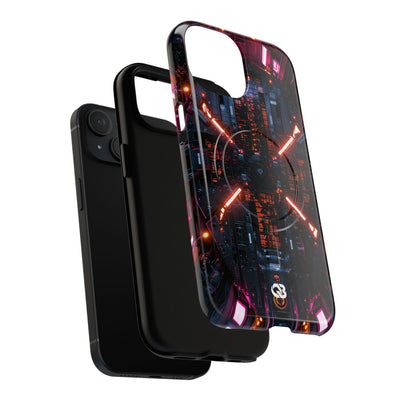 Cybernetic Reactor Core · Tough 2.0 Magnetic Phone Case for iPhone · Black