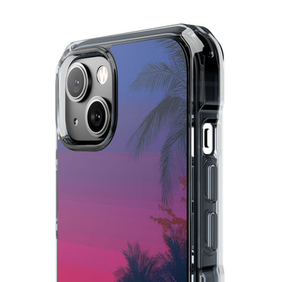 Neon Horizon Palms · Impact Phone Case for iPhone · Magsafe