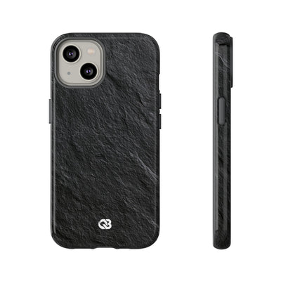 Obsidian Slate · Tough Phone Case for iPhone · Black