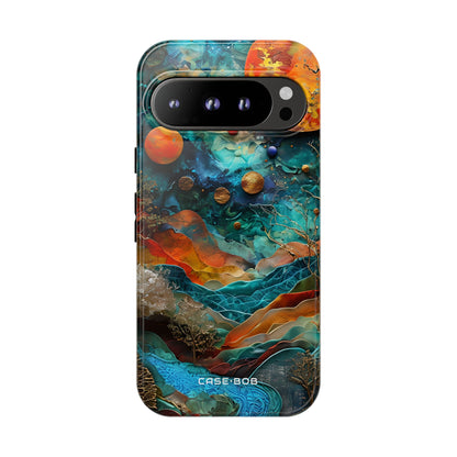 Celestial Ember Google Pixel 9 Pro Case - Tough
