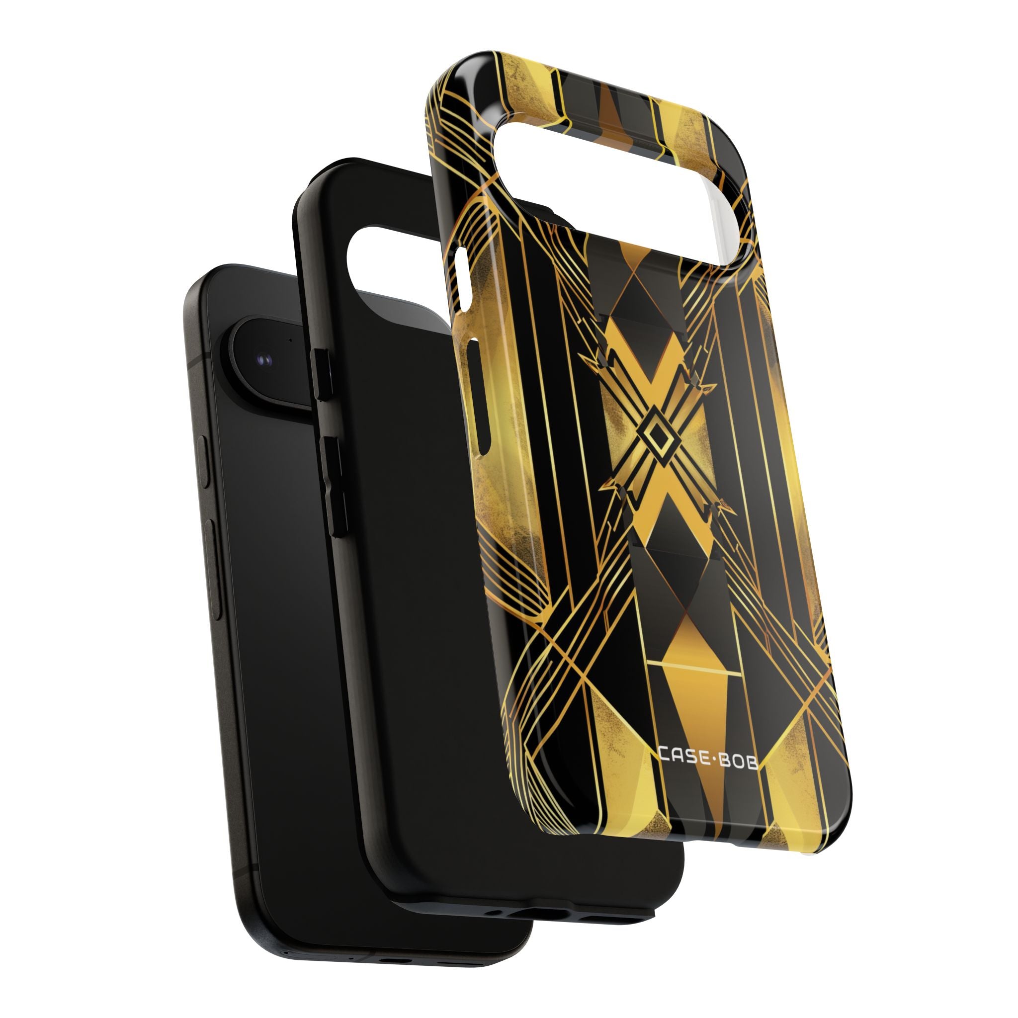 Golden Diamond Radiance Google Pixel 9 Case - Tough