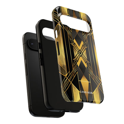Golden Diamond Radiance Google Pixel 9 Case - Tough