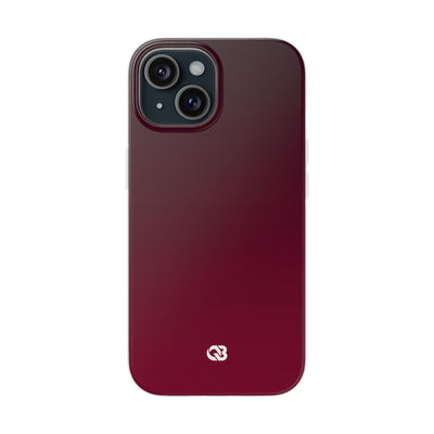 Bordeaux Spectrum · Lite Phone Case for iPhone ·  Red