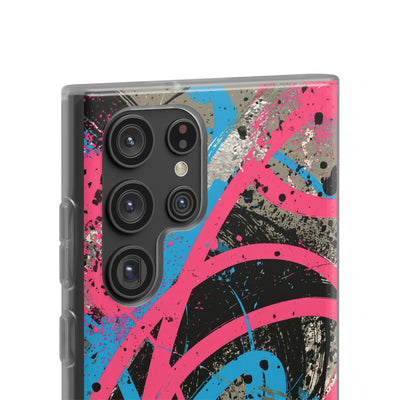 Cyber Splatter Flow · Lite Phone Case for Samsung · Pink