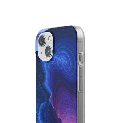 Radiant Strata · Lite Phone Case for iPhone ·  Blue
