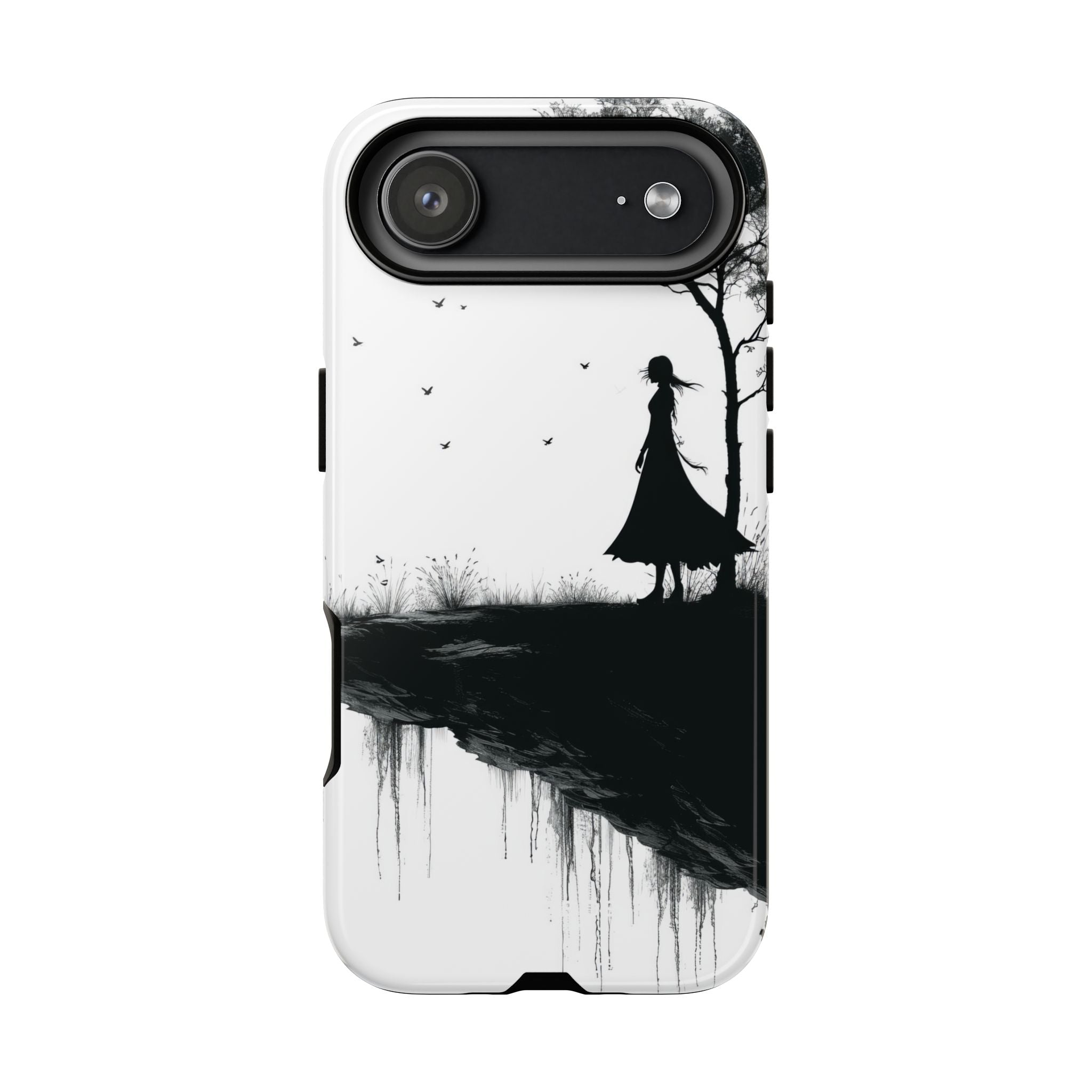 Cliffside Silhouette iPhone 17 Air Case - Tough - CASE•BOB