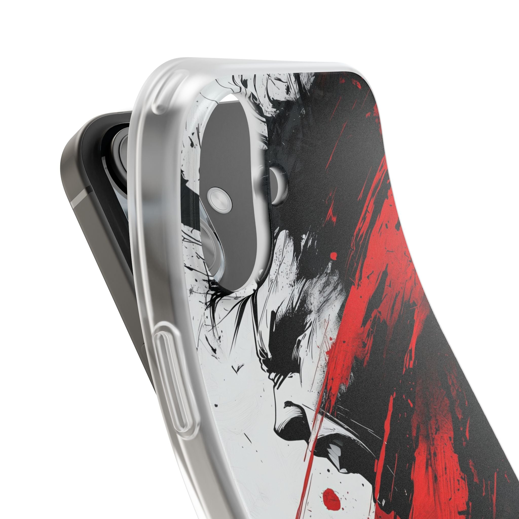Yelling Profile Burst iPhone 16 Case - Soft