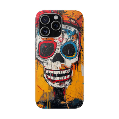 Vivid Graffiti Skull · Soft Custodia per iPhone