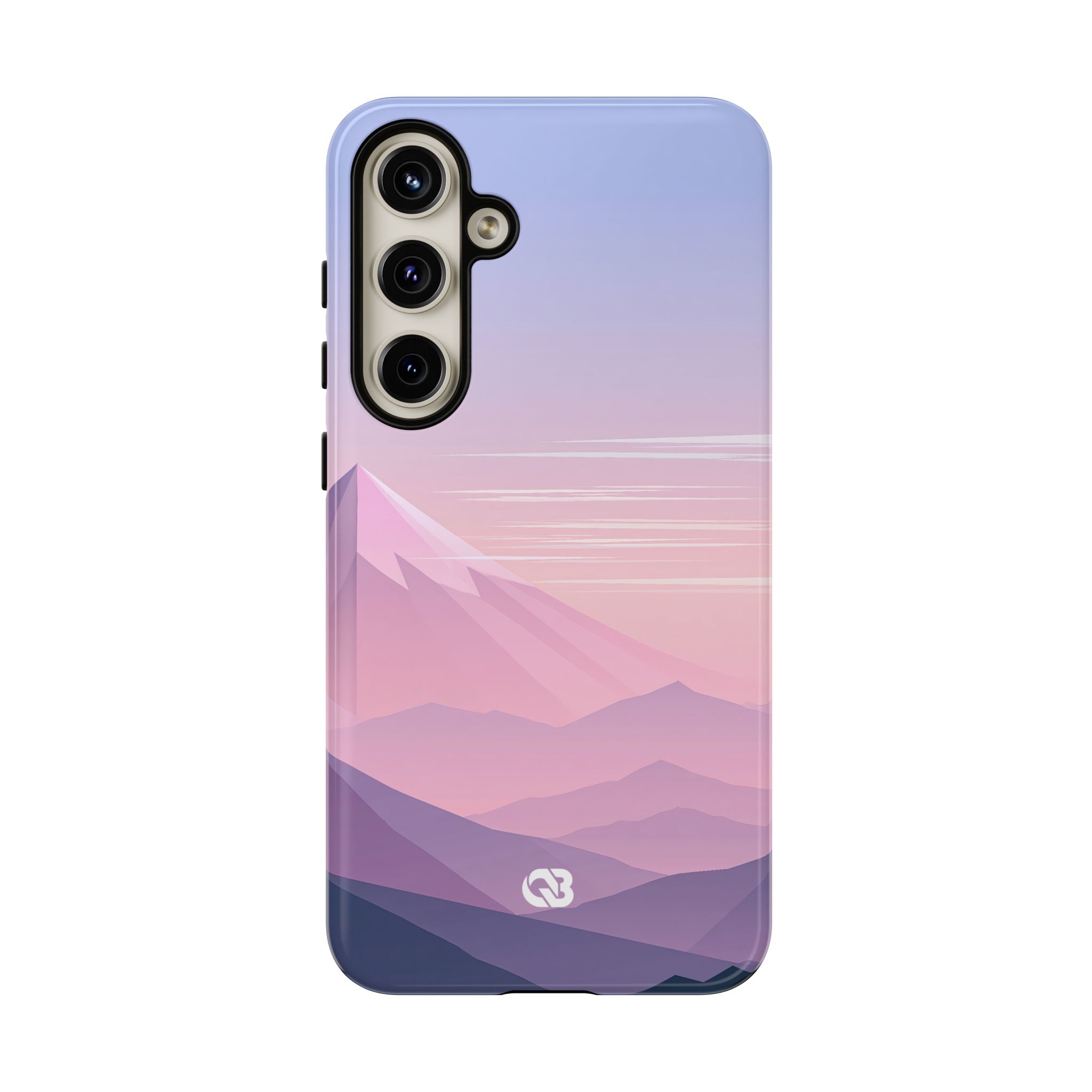 Purple Tough Phone Case for Samsung - Lavender Alpine Dawn