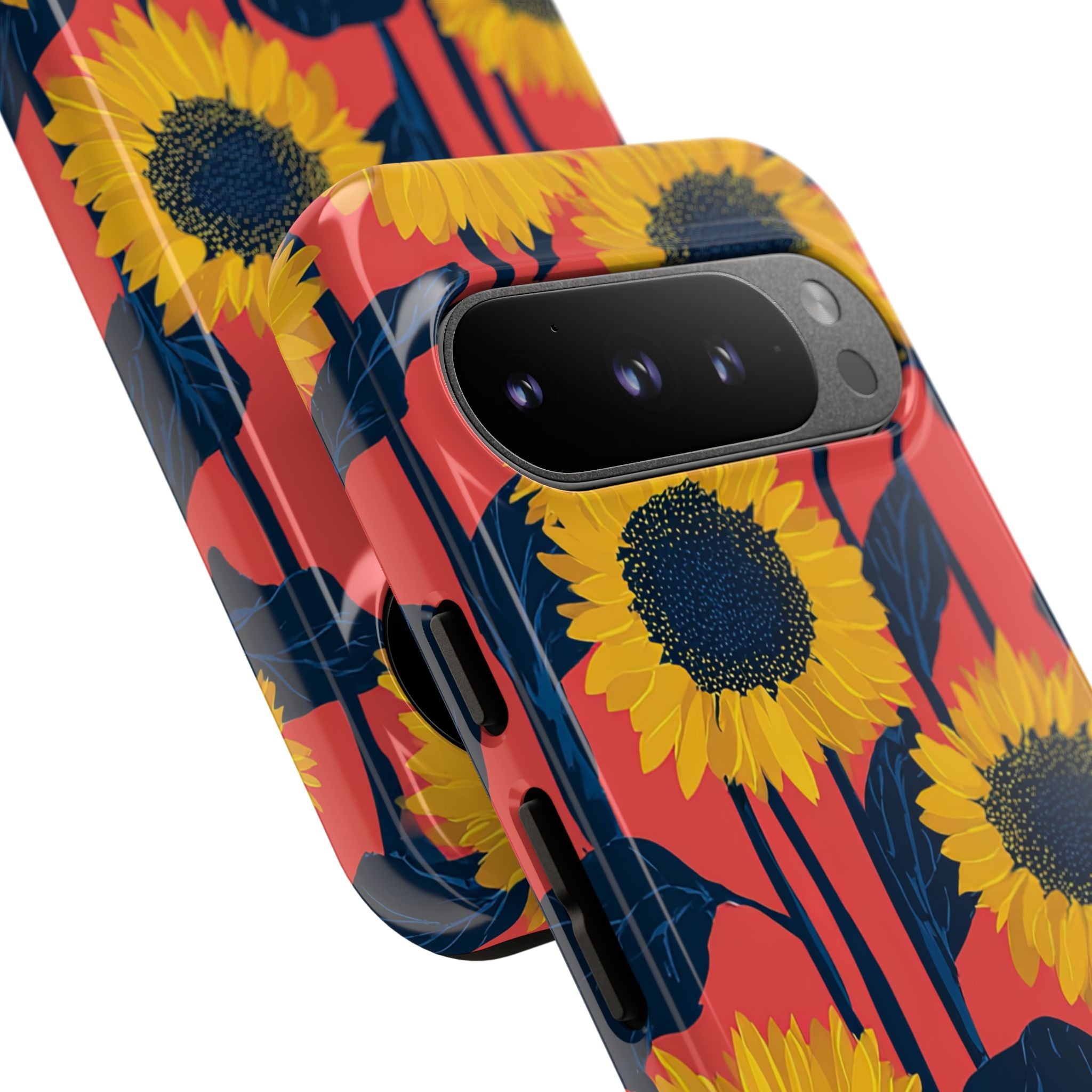 Solar Navy Bloom · Tough Phone Case for Google Pixel