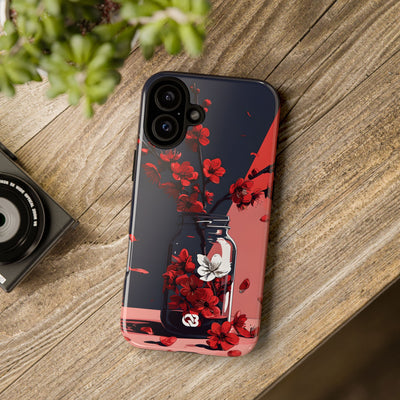 Crimson Blossom Jar · Tough Θήκη για iPhone