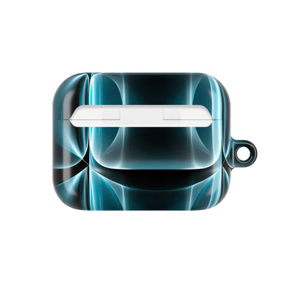 Cyan Core Matrix · Hard Case for AirPods & AirPods Pro · Blue
