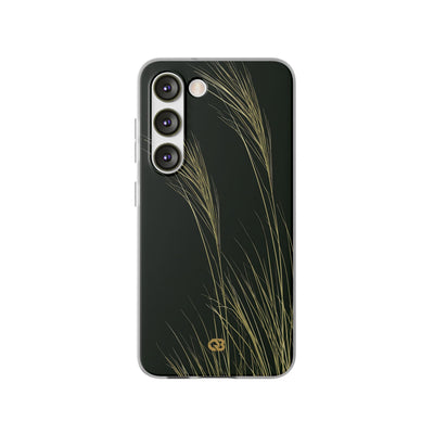 Green Lite Phone Case for Samsung - Midnight Gilded Grass