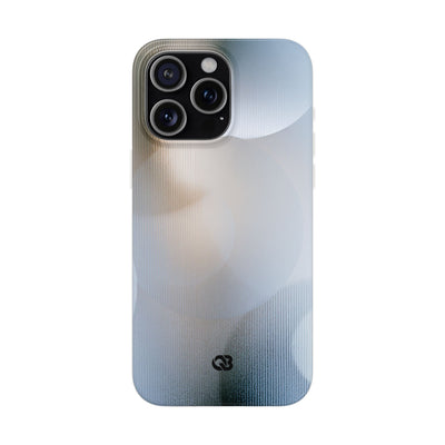 White Lite Phone Case for iPhone - Frosted Ribbed Sphere