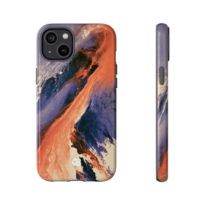 Solar Aura Drift · Tough Phone Case for iPhone · Orange