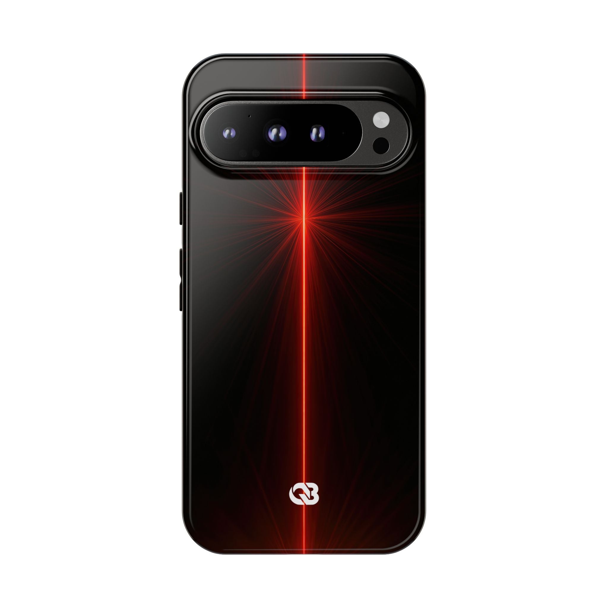 Red Tough Phone Case for Google Pixel - Crimson Flare Vector