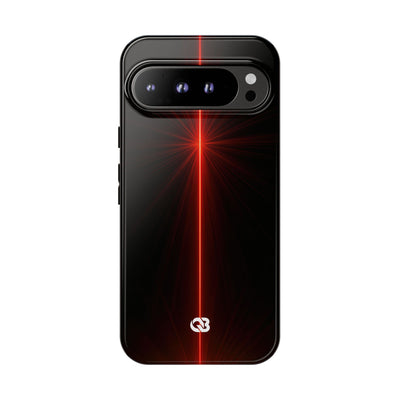 Red Tough Phone Case for Google Pixel - Crimson Flare Vector